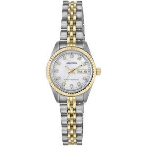 Armitron Women's Genuine Crystal Accented Bracelet Watch, 75-2475